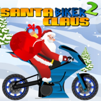 Santa Claus Biker 2