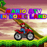 Mario ATV in Sonic Land