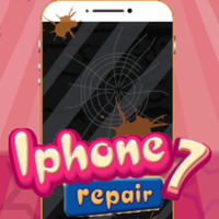Iphone 7 Repair,O mój Boże! Przypadkowo upuściłeś swojego iPhone'a 7 na podłogę, jego ekran jest zepsuty! Musisz wyczyścić telefon i zmienić jego zepsute części.