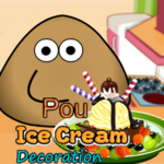 Pou: Ice Cream Decoration