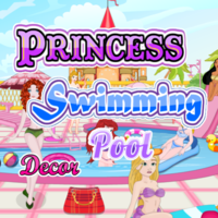 Princess Swimming Pool Decor