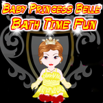 Baby Princess Belle Bath Time