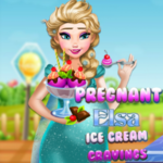 Pregnant Elsa: Ice Cream Cravings