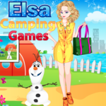 Elsa Camping Games