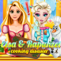 Elsa & Rapunzel: Cooking Disaster