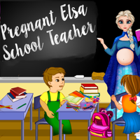 Pregnant Elsa School Teacher
