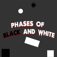 Phases Of Black And White,What you control in the game of Phases Of Black And White is a white ball. The white and black objects are laid out in the screen randomly. Your task is to control the white ball to jump without touch the black objects. There are five levels for you to challenge. Enjoy and have fun!