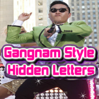 Gangnam Style Hidden Letters