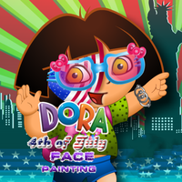 Dora 4th Of July Face Painting