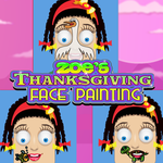 Zoe's Thanksgiving Face Painting