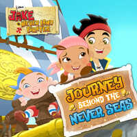 Journey Beyond The Never Seas,Journey Beyond The Never Seas to jedna z gier logicznych, w które możesz grać na UGameZone.com za darmo. Dołącz do Jake'a i piratów z Nibylandii w podróż za ocean nigdy! Ta gra Disney pozwala żeglować na nieznane terytoria. Możesz szukać zakopanego skarbu na różnych wyspach i pokonać złych piratów w walkach z kulami armatnimi. Zdobądź złotą małpę, miecz, puchar, klucz i muszelkę!