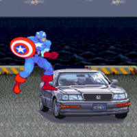 Captain America Car Rampage