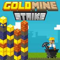 Gold Mine Strike,Gold Mine Strike to jedna z gier Blast, w które możesz grać za darmo na UGameZone.com. Gold Mine Strike to nowy sposób gry w Gold Strike o smaku Minecraft. Rzucaj kilofami, pozbywaj się bloków i używaj ulepszeń, aby zwiększyć swoje postępy. Zdobyte złoto służy do ulepszania ulepszeń.