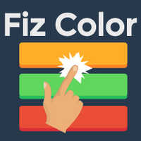 Fiz Color,Fiz Colorに参加しよう！画面上の正しいカラーバーをタップして、1秒以内にできるだけ早くカラー要求に応答します。シンプルなグラフィックとやりがいのあるゲームプレイデザイン。