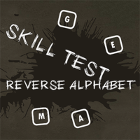 Skill Test Reverse Alphabet