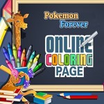 Pokemon Forever Online Coloring Page