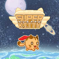 Darmowe gry online,Flappy Super Kitty to jedna z gier z kranem, w którą możesz grać na UGameZone.com za darmo. Flapuj w kosmosie dzięki Flappy Super Kitty! Zagraj w słynnego mechanika gry z kotem superbohaterem. Ile przeszkód możesz usunąć?