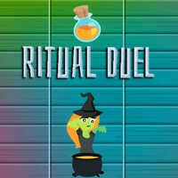 Ritual Duel,Ritual Duel ist eines der Fangspiele, die Sie kostenlos auf UGameZone.com spielen können. Nimm die Herausforderung als mächtiger Schamane an und kämpfe gegen die rothaarige Hexe, wer der bessere Ritualkünstler ist.