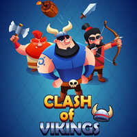 Clash Of Vikings,Clash Of Vikings is one of the Tower Defense Games that you can play on UGameZone.com for free. The base is guarded by two towers which you need to destroy. Plan your strategy carefully by placing troops in the right positions. To summon troops, you need to have enough elixir. In each battle, you can bring eight different troops. Make sure to customize your deck to match your strategy. You can play aggressively or defensively... It's up to you!