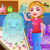 Baby Hazel Royal Bath,You can play Baby Hazel Royal Bath on UGameZone.com for free. 
Today mom is going to give the baby hazel a royal bath. The bath starts with a soothing massage. Then let our princess dip herself in soothing chocolate water and that is followed by a milk bath and shower. Finally, dress up the little princess in her favorite costumes and accessories.