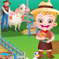 Baby Hazel Farm Tour,You can play Baby Hazel Farm Tour on UGameZone.com for free. 
Today Baby Hazel is on a farm. Do you want to feed the cows and bathe them with Hazel? You also get to feed other farm animals and collect animal products such as wool, milk, and eggs. Spend a day at the farm and learn more about the farm animals and their needs. 
