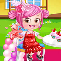 Baby Hazel Valentine Dress Up,You can play Baby Hazel Valentine Dress Up on UGameZone.com for free. 
It is Valentine's Day! Baby Hazel is excited to celebrate this season of love with her friends. Darling Hazel needs your help to get ready for the Valentine celebration. Dozens of stylish outfits, jewelry, hairstyles, makeup choices, and shoes to dress her up. Change the color of outfits and accessories as per your choice. So kids, show off your styling sense and help Baby Hazel to look pretty this Valentine.