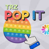 TRZ Pop it,このゲームでは、可能な50のおもちゃのそれぞれのすべての「ボタン」をクリックする必要があります（1つずつロックを解除する必要があります）。楽しい時間をお過ごしください：ポップしてリラックスしてください！